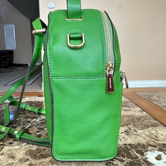 Authentic Michael Kors Leather Backpack - Picture 5 of 13